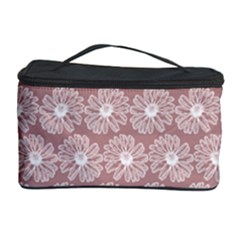 Gerbera Daisy Vector Tile Pattern Cosmetic Storage Cases by GardenOfOphir