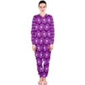 Gerbera Daisy Vector Tile Pattern OnePiece Jumpsuit (Ladies)  View1