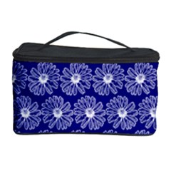 Gerbera Daisy Vector Tile Pattern Cosmetic Storage Cases by GardenOfOphir