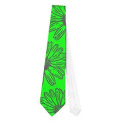 Gerbera Daisy Vector Tile Pattern Neckties (one Side)  by GardenOfOphir