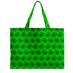 Gerbera Daisy Vector Tile Pattern Zipper Tiny Tote Bags by GardenOfOphir