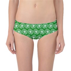 Gerbera Daisy Vector Tile Pattern Classic Bikini Bottoms by GardenOfOphir