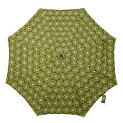 Gerbera Daisy Vector Tile Pattern Hook Handle Umbrellas (large) by GardenOfOphir