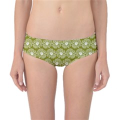 Gerbera Daisy Vector Tile Pattern Classic Bikini Bottoms by GardenOfOphir