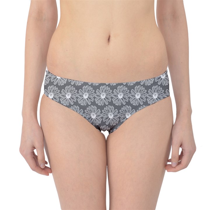 Gerbera Daisy Vector Tile Pattern Hipster Bikini Bottoms