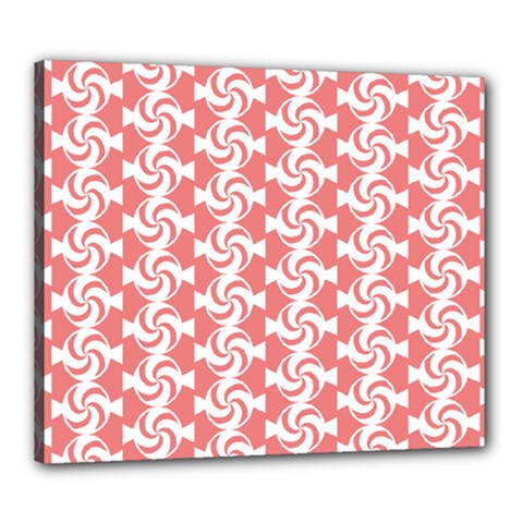 Candy Illustration Pattern  Canvas 24  X 20  by GardenOfOphir