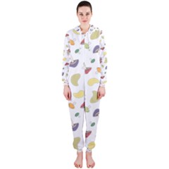 Mushrooms Pattern Hooded Jumpsuit (ladies)  by Famous