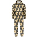 Cute Baby Socks Illustration Pattern Hooded Jumpsuit (Men)  View1