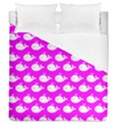 Cute Whale Illustration Pattern Duvet Cover Single Side (Full/Queen Size) View1