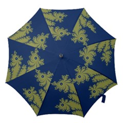 Blue And Green Design Hook Handle Umbrellas (small)