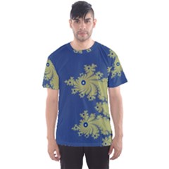 Blue And Green Design Men s Sport Mesh Tees