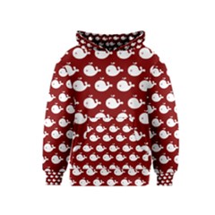 Cute Whale Illustration Pattern Kid s Pullover Hoodies