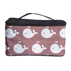 Cute Whale Illustration Pattern Cosmetic Storage Cases by GardenOfOphir