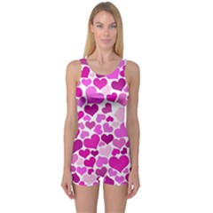 Heart 2014 0931 Women s Boyleg One Piece Swimsuits