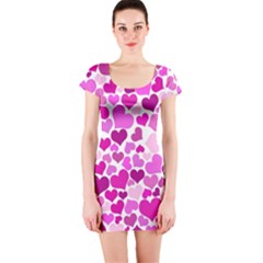 Heart 2014 0931 Short Sleeve Bodycon Dresses