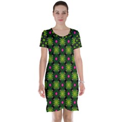 Cute Pattern Gifts Short Sleeve Nightdresses