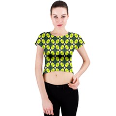 Cute Pattern Gifts Crew Neck Crop Top