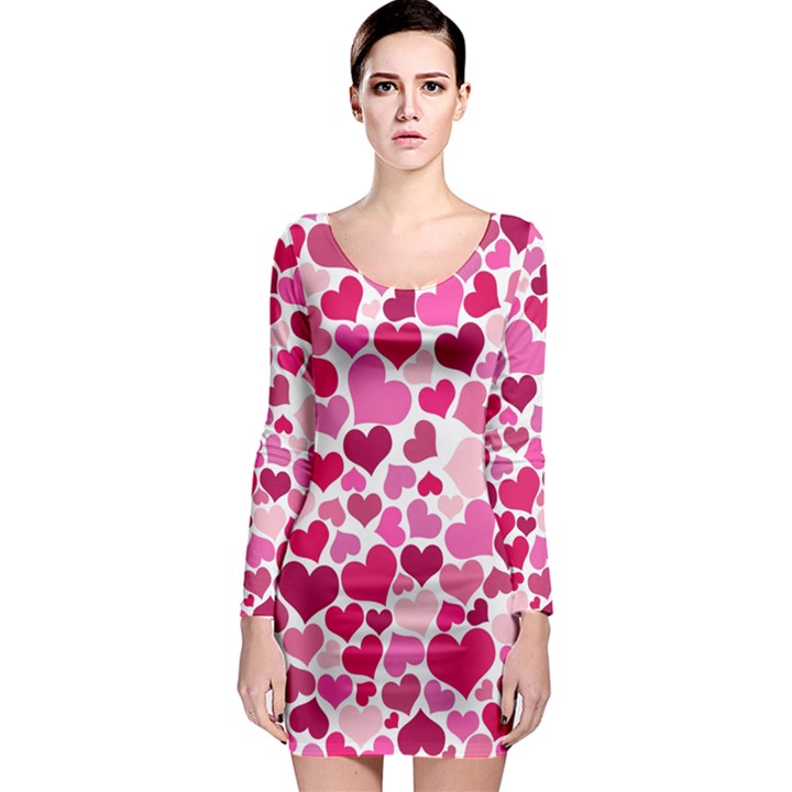 Heart 2014 0933 Long Sleeve Bodycon Dresses