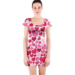 Heart 2014 0934 Short Sleeve Bodycon Dresses