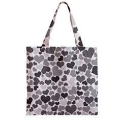 Heart 2014 0936 Zipper Grocery Tote Bags