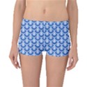 Awesome Retro Pattern Blue Boyleg Bikini Bottoms View1