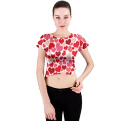 Heart 2014 0937 Crew Neck Crop Top