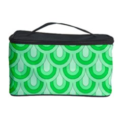 Awesome Retro Pattern Green Cosmetic Storage Cases