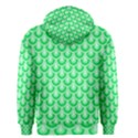 Awesome Retro Pattern Green Men s Zipper Hoodies View2