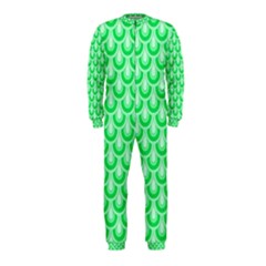 Awesome Retro Pattern Green Onepiece Jumpsuit (kids) by ImpressiveMoments