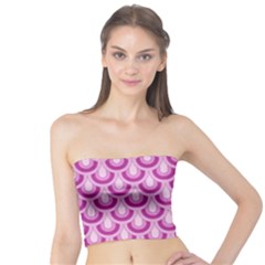 Awesome Retro Pattern Lilac Women s Tube Tops