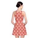 Awesome Retro Pattern Red Reversible Skater Dresses View2