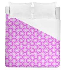 Retro Mirror Pattern Pink Duvet Cover Single Side (full/queen Size)