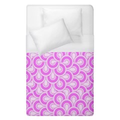 Retro Mirror Pattern Pink Duvet Cover Single Side (single Size)