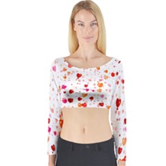 Heart 2014 0603 Long Sleeve Crop Top