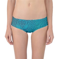 Wonderful Decorative Design With Floral Elements Classic Bikini Bottoms