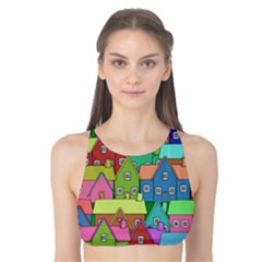 House 001 Tank Bikini Top