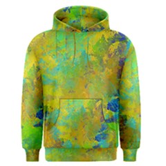 Abstract In Blue, Green, Copper, And Gold Men s Pullover Hoodies by digitaldivadesigns