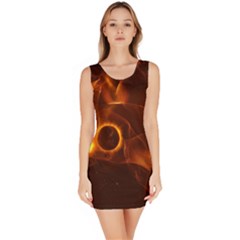 Fire And Flames In The Universe Bodycon Dresses