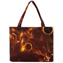 Fire And Flames In The Universe Tiny Tote Bags