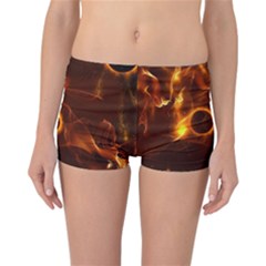 Fire And Flames In The Universe Reversible Boyleg Bikini Bottoms by FantasyWorld7