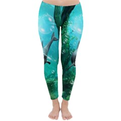 Wonderful Dolphin Winter Leggings