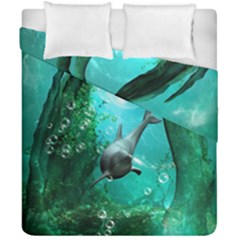 Wonderful Dolphin Duvet Cover (double Size)