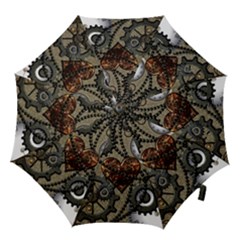 Steampunk With Heart Hook Handle Umbrellas (medium)