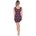 Pink Grey Polka-dot  Bodycon Dresses View4