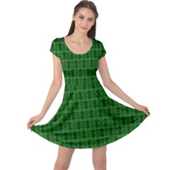 Cute Pattern Gifts Cap Sleeve Dresses