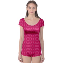 Cute Pattern Gifts Short Sleeve Leotard