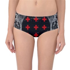 Occult Theme #2 Mid-waist Bikini Bottoms by Lab80