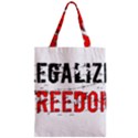 Legalize Freedom Zipper Classic Tote Bags View1