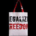 Legalize Freedom Zipper Classic Tote Bags View2