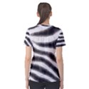 Zebra Print Abstract  Women s Cotton Tees View2